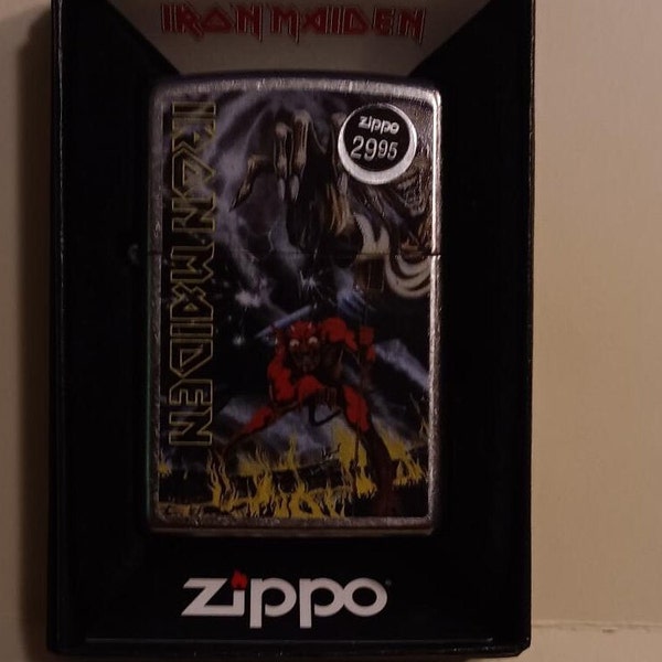 IRON  MAIDEN ZIPPO Lighter New Future Collectible Not Used Case Included you must buy fluid 2020