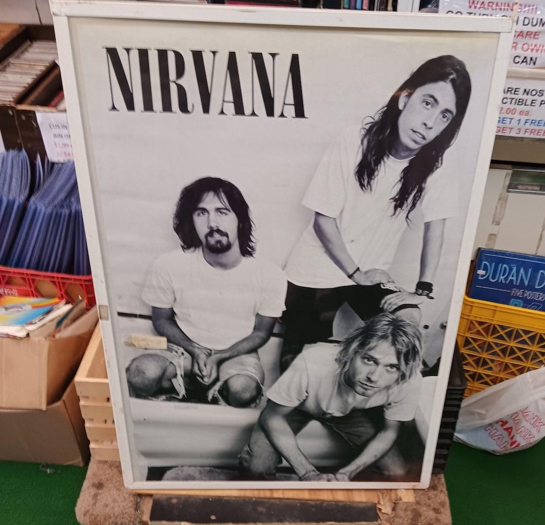 NIRVANA POSTER 2017 Kurt Cobain Rare Art Future Collectible No Frame ...
