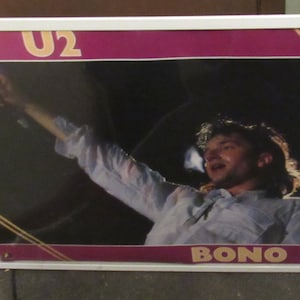 U2 BONO POSTER 1987 New Sealed No Frame Collectible Rare