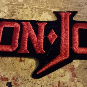 BON JOVI PATCH Extra Large Collectible Vintage Rare 1990s new