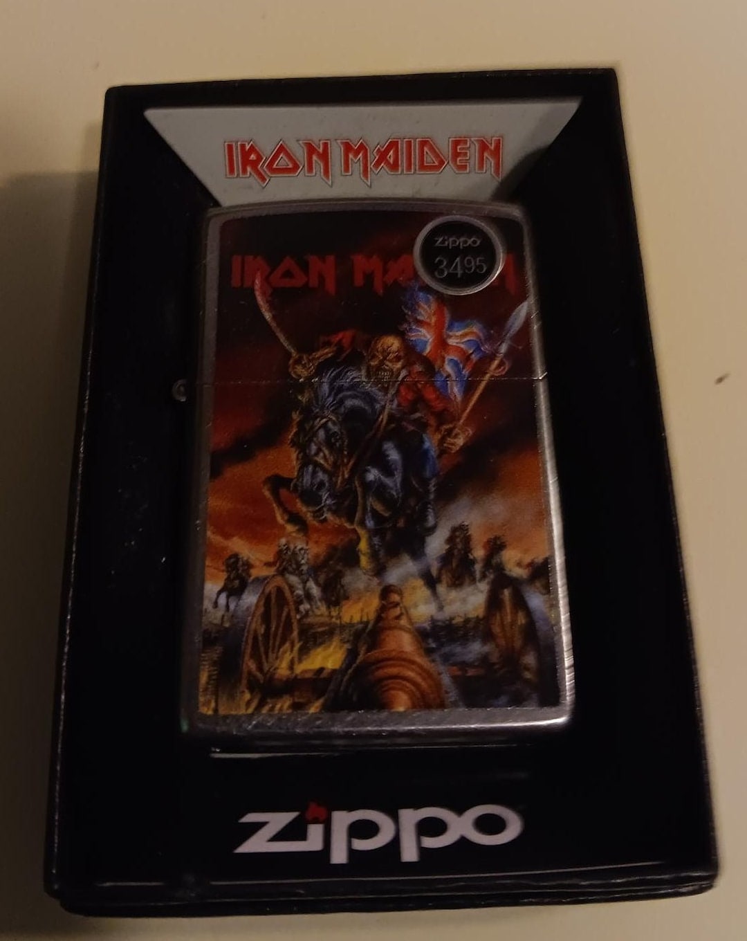 IRON MAIDEN ZIPPO Lighter New Future Collectible Not Used Case Included You Must Buy Fluid 2023