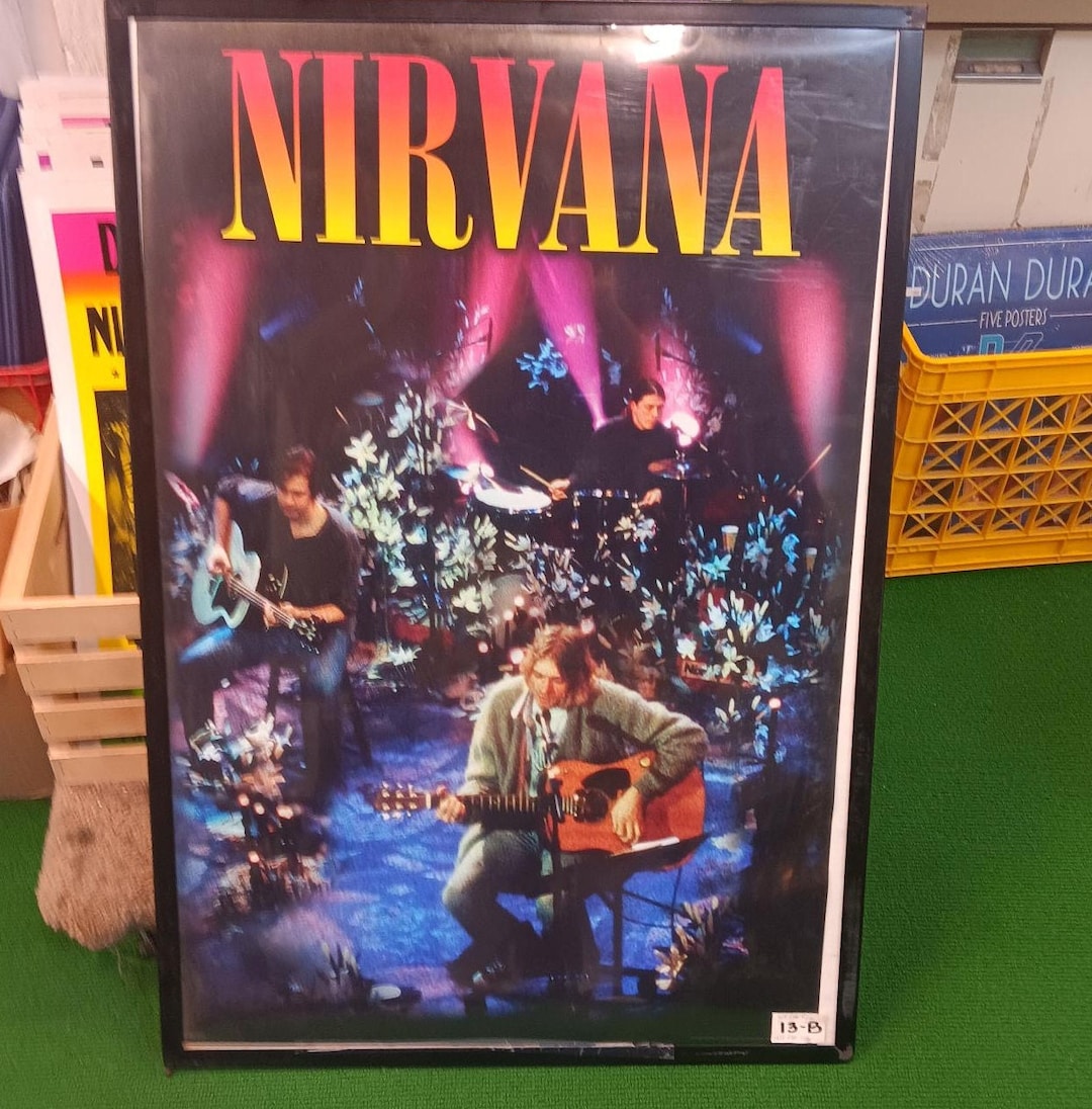 NIRVANA POSTER 2024 Kurt Cobain Rare Art Future Collectible No Frame ...
