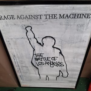 Rage against the machine poster - Etsy 日本