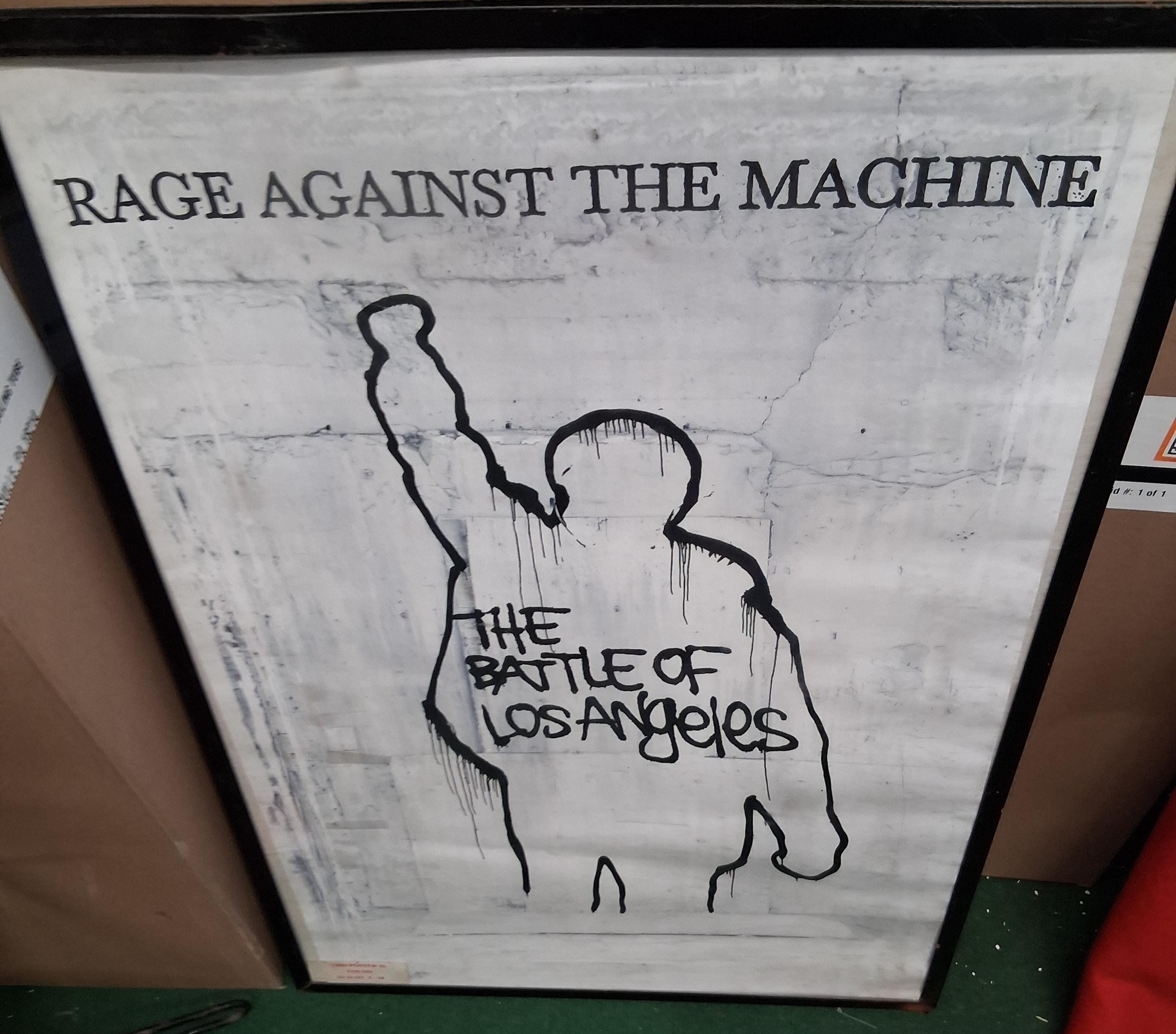 Rage against the machine poster - Etsy 日本