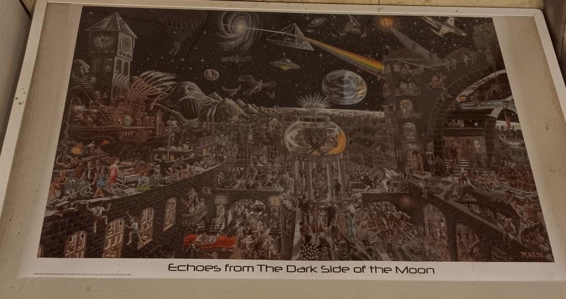PINK FLOYD POSTER 2017 Echoes From The Darkside  Future Collectible No Frame New Sealed Rare