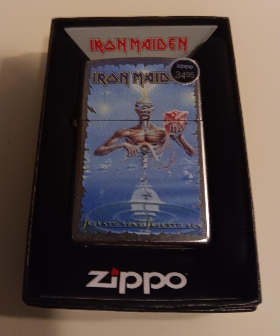 IRON MAIDEN ZIPPO Lighter New Future Collectible Not Used Case Included