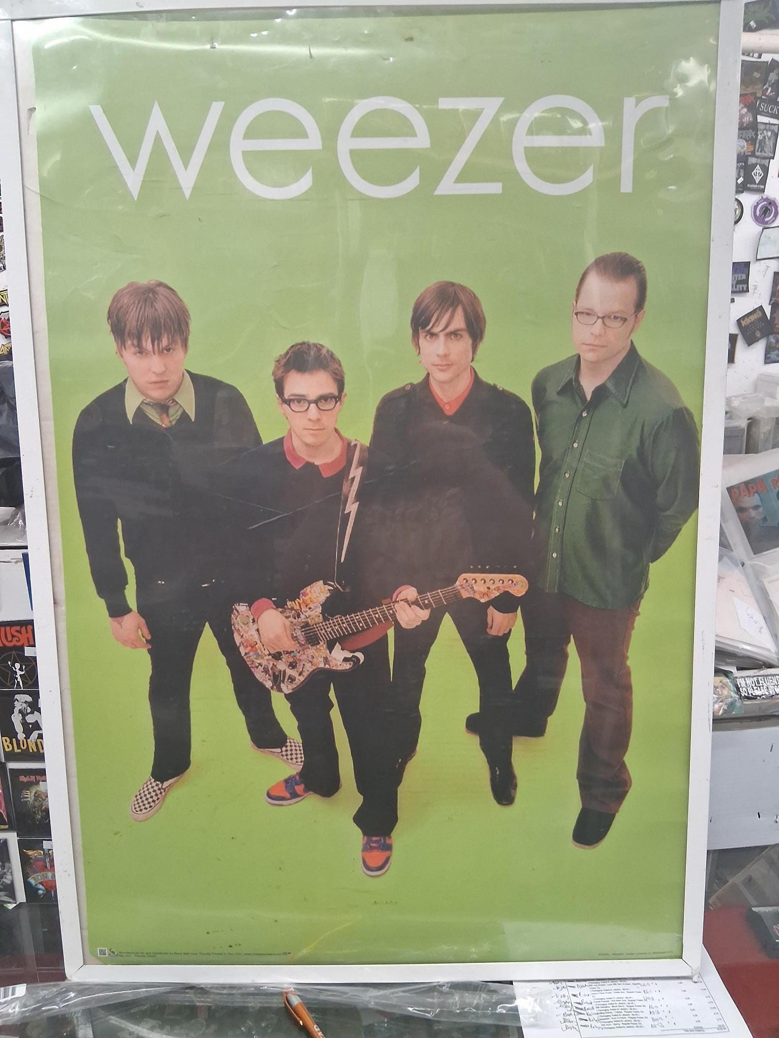レアWEEZER/ RARE SINGLE COLLECTION 新品未使用LP Weezer : The Blue Album (Limited Exclusive Blue Marbled Vinyl LP