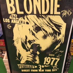 BLONDIE POSTER 2023 Neu Versiegelt Kein Rahmen selten