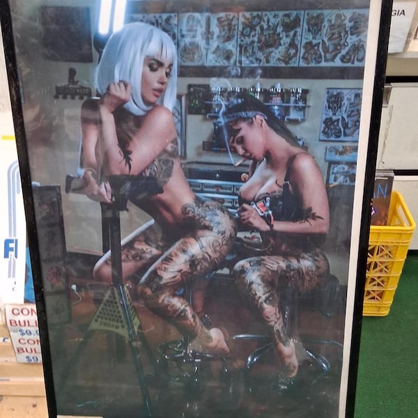 SEEING DOUBLE Poster 2024 rare oop playboy collectable sealed no frame new