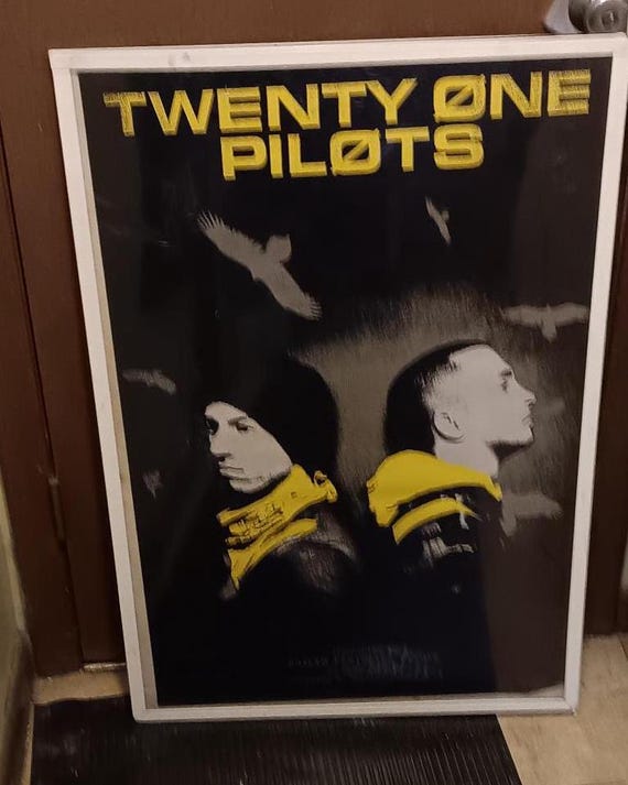 TWENTY ONE PILOTS Poster 2024 New Sealed No Frame Rare Collectible