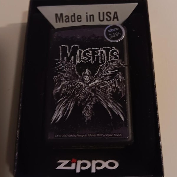MISFITS ZIPPO Lighter New Future Collectible Not Used Case Included you must buy fluid 2025 Danzig
