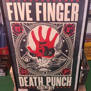 FIVE FINGER Death Punch POSTER 2022 New Sealed No Frame rare