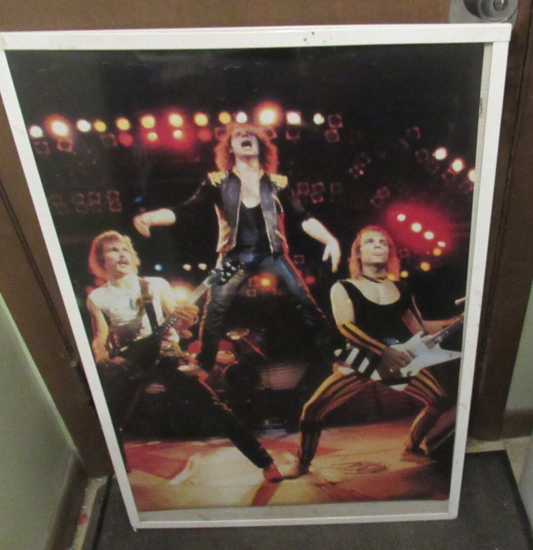 SCORPIONS POSTER 1984 No Frame New Sealed Collectible Rare Etsy