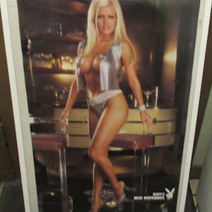 Playmate Buffy Poster 2002 rare oop playboy collectable sealed no frame new