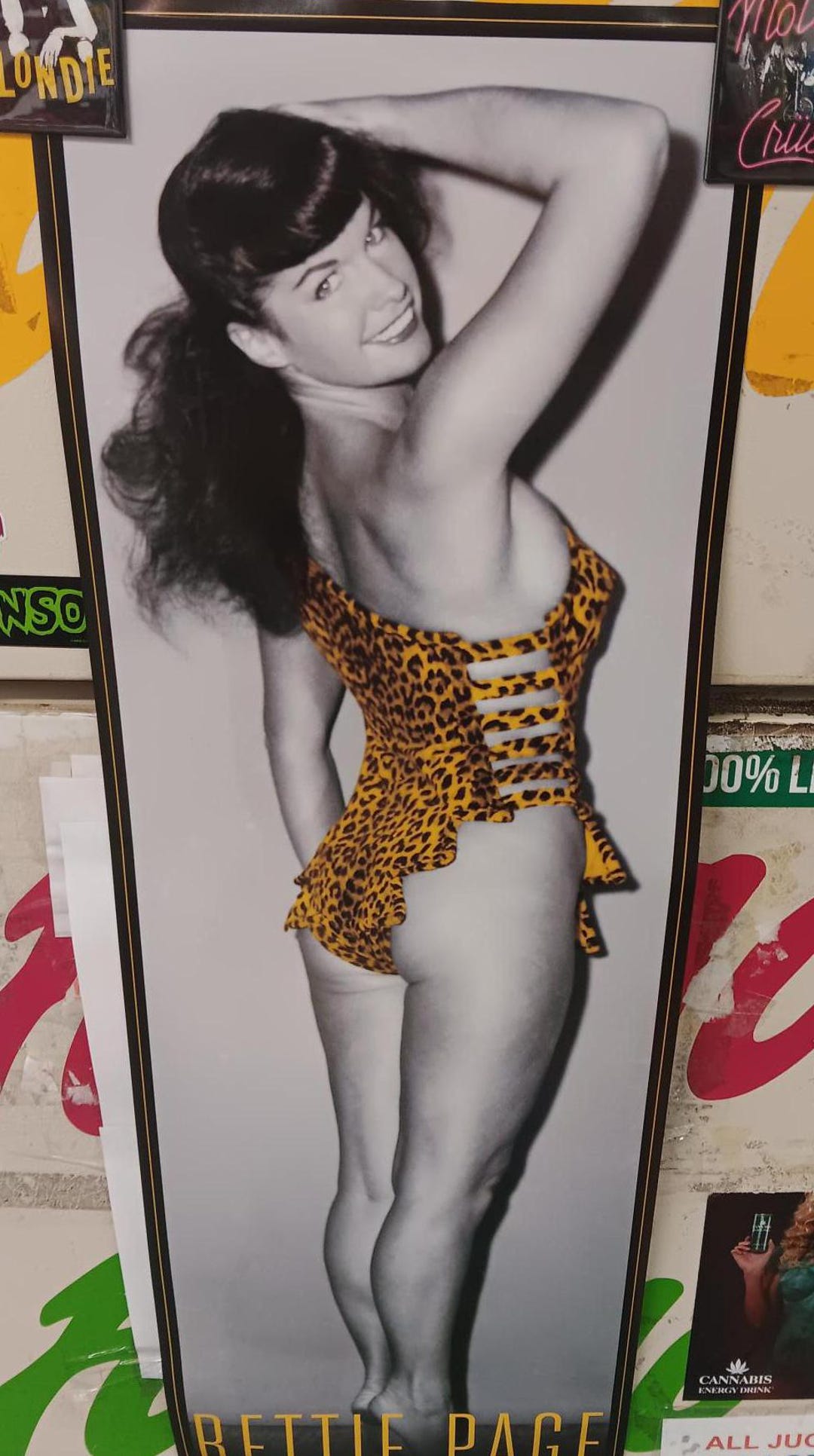 BETTIE PAGE POSTER Hot Sexy Playboy Model No Frame Future Collectible