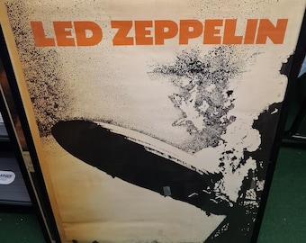 未　リヒテンシュタイン大公国　1920年　唯一の紙幣シリーズ　20ヘラー ヴィンテージ オリジナル 1982年 LED ツェッペリン ステージコラージュ