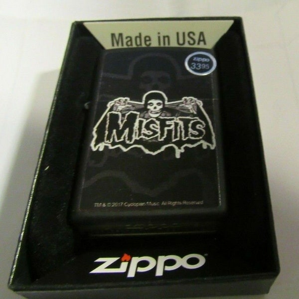 MISFITS ZIPPO Lighter New Future Collectible Not Used Case Included you must buy fluid 2025 Danzig