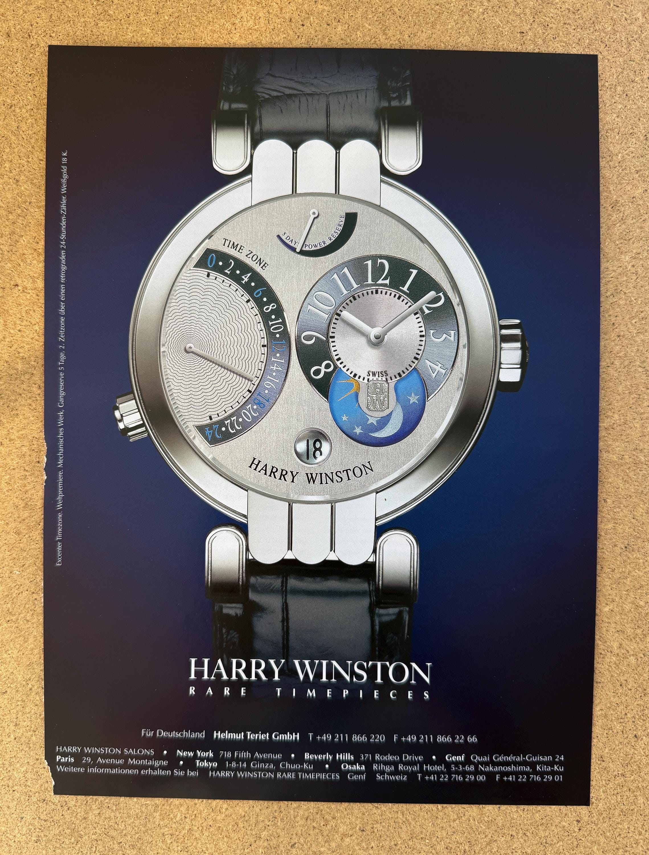 2000s HARRY WINSTON RARE TIMEPIECES カタログ Harry Winston Watch - Etsy