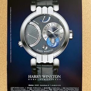2000s HARRY WINSTON RARE TIMEPIECES カタログ Harry Winston Watch - Etsy
