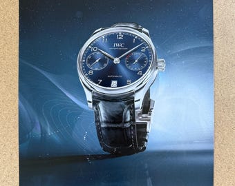 Anuncio vintage de IWC de los años 2000