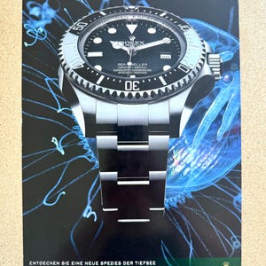 Rolex Sea Dweller Deepsea Vintage Foto Advert 2000‘s