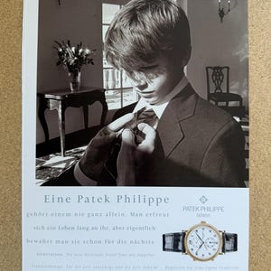 Patek Phillipe Vintage Advert 2000‘s