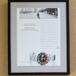 Rolex GMT Master Vintage Foto Advert 2000‘s