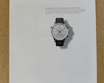 Anuncio vintage de IWC de los años 2000