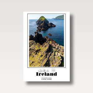 Photo avec texte: Wild Atlantic Ireland, Dunmore Head, Dingle, Comté de Kerry
