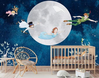 バンビの壁画 | 森の中の暮らしの壁紙 | 保育園の装飾 | 子供用壁紙