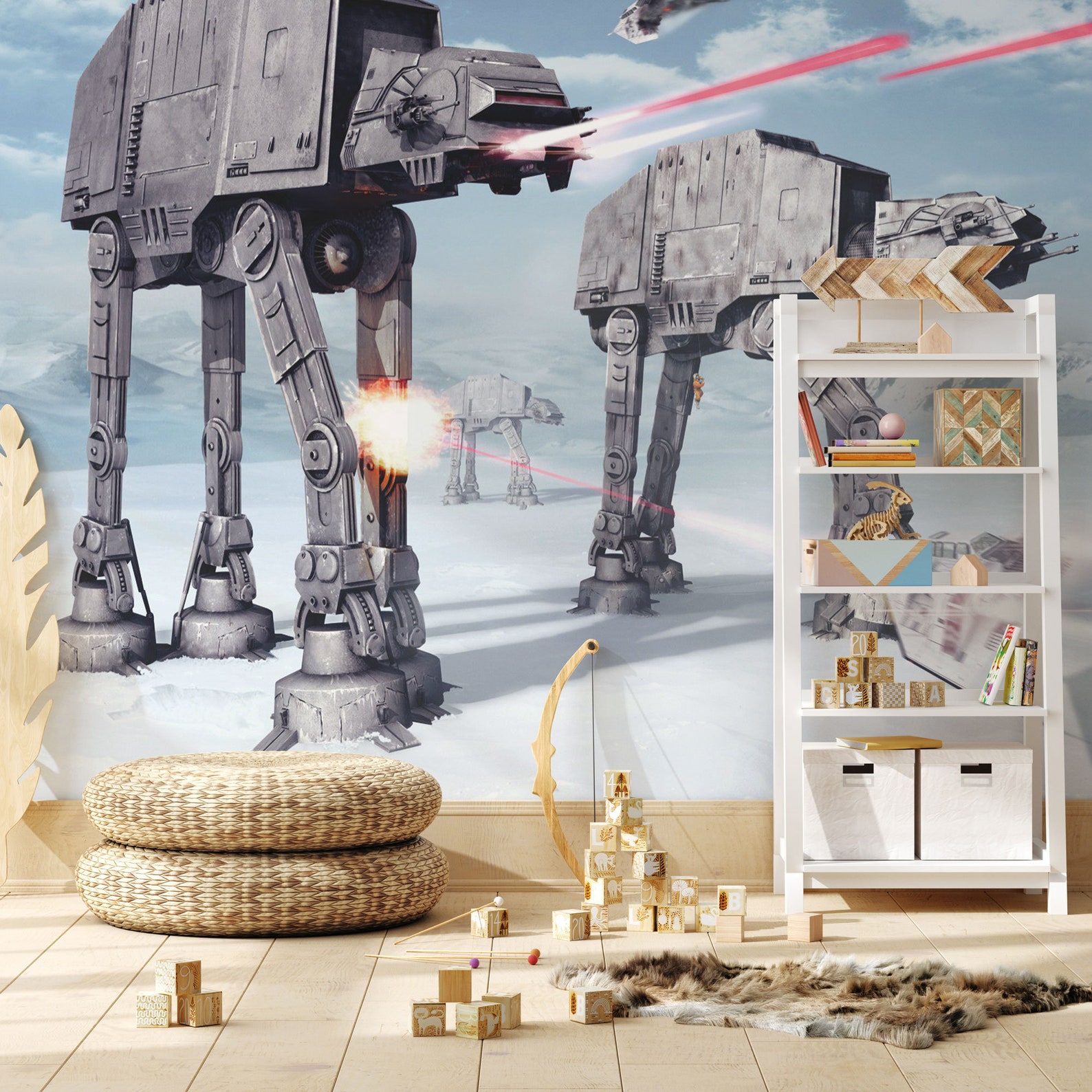 star wars mural wallpaper