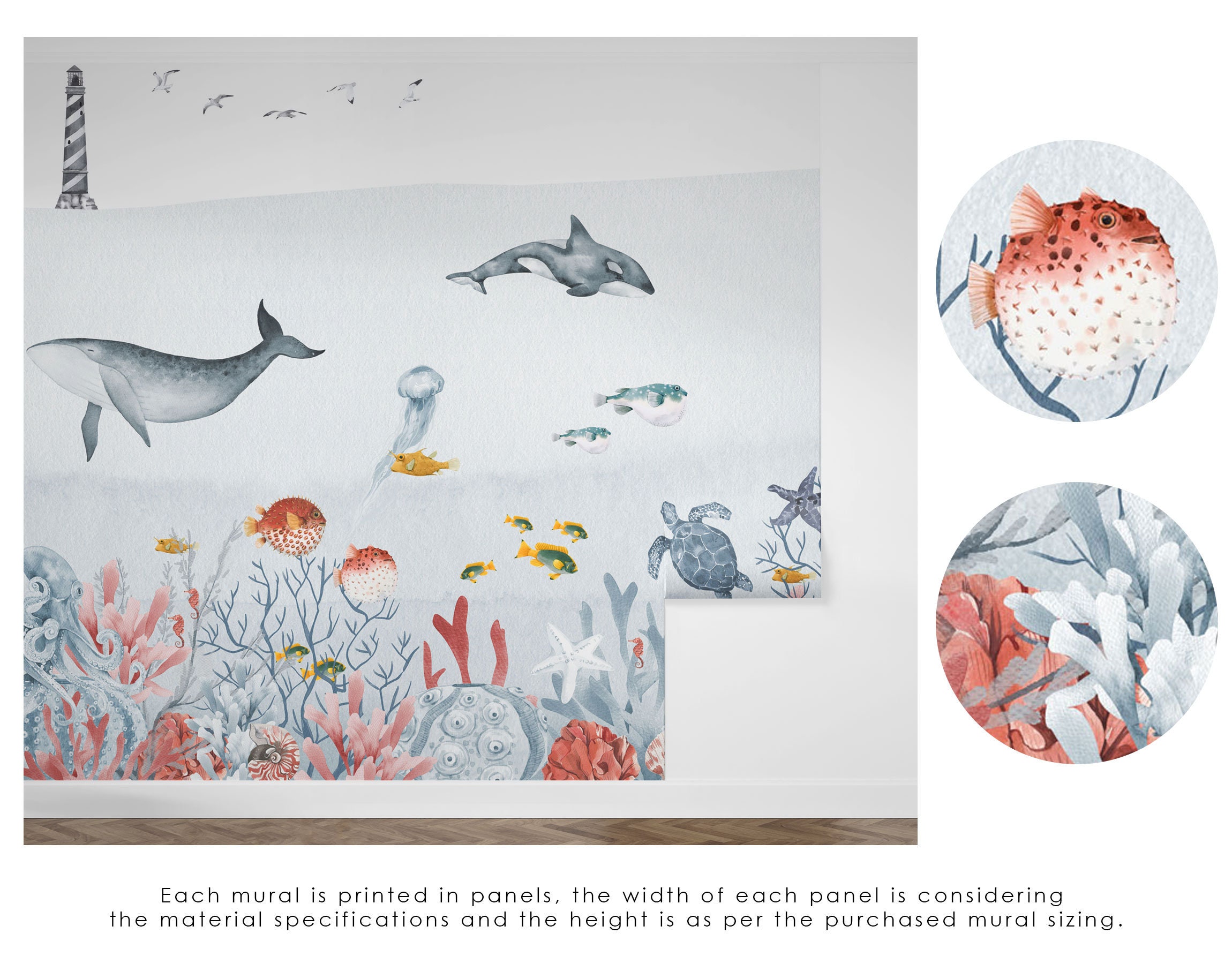Under the Sea Wall Mural Sealife Wall Mural Underwater Wallpaper — free download