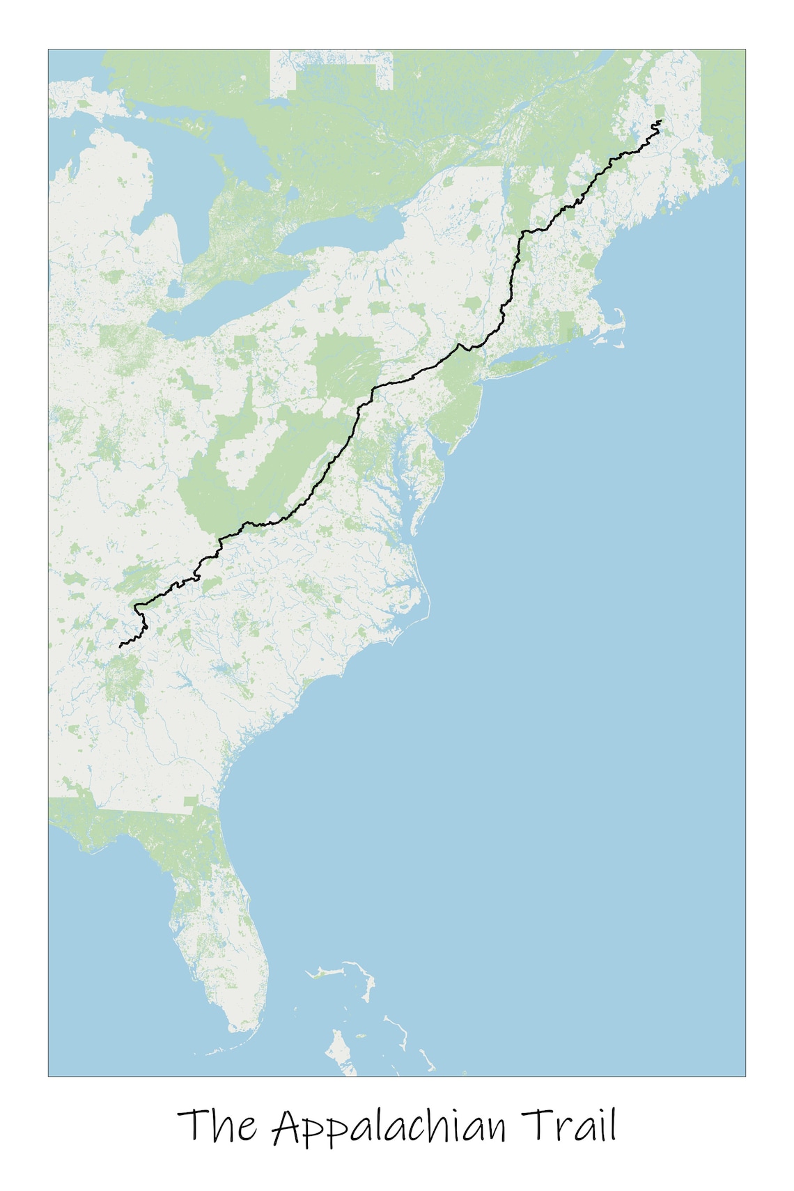 The Appalachian Trail Map Poster - Il 1140xN.5585288085 Bzme 
