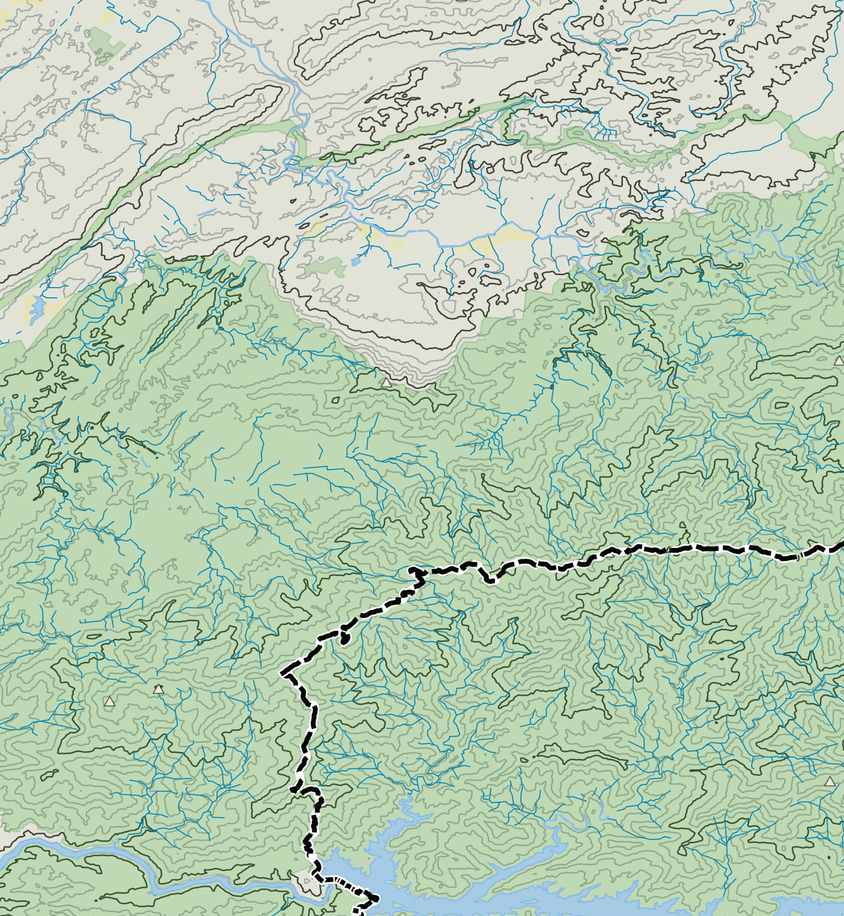 Appalachian Trail Topographic Map Poster Shenandoah Trail Hiking Il Fullxfull.3537805854 H07b 