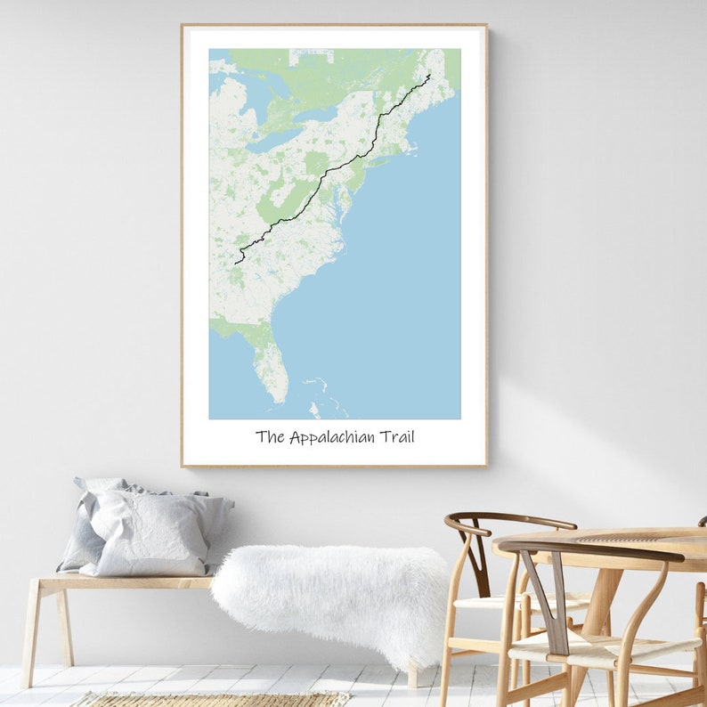 The Appalachian Trail Map Poster - Il 794xN.5585287871 R9b8 