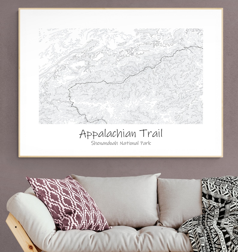 Appalachian Trail Topographic Map - Il 794xN.3584211687 86p7 