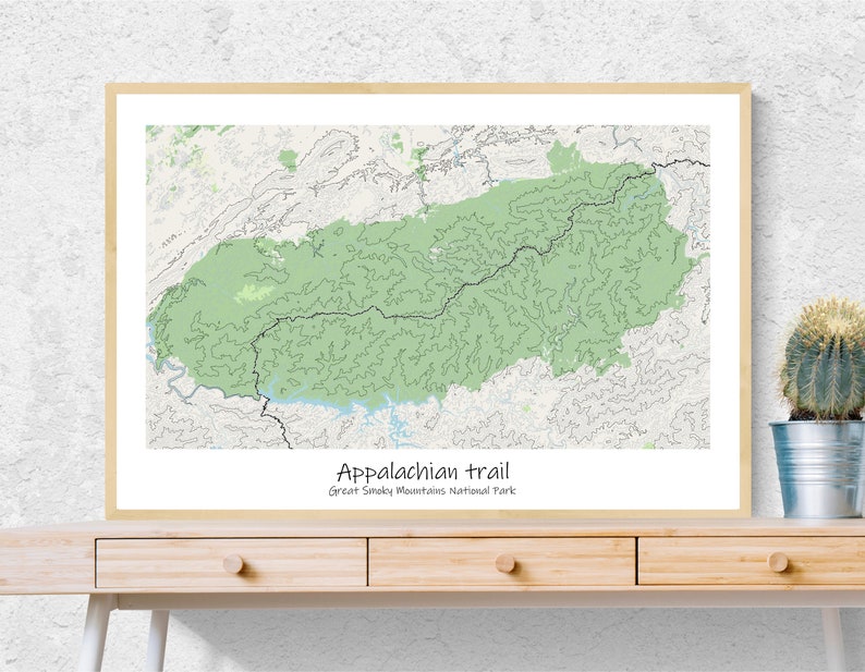 Appalachian Trail Topographic Map Poster Great Smoky Mountains Il 794xN.5480490156 7i1s 