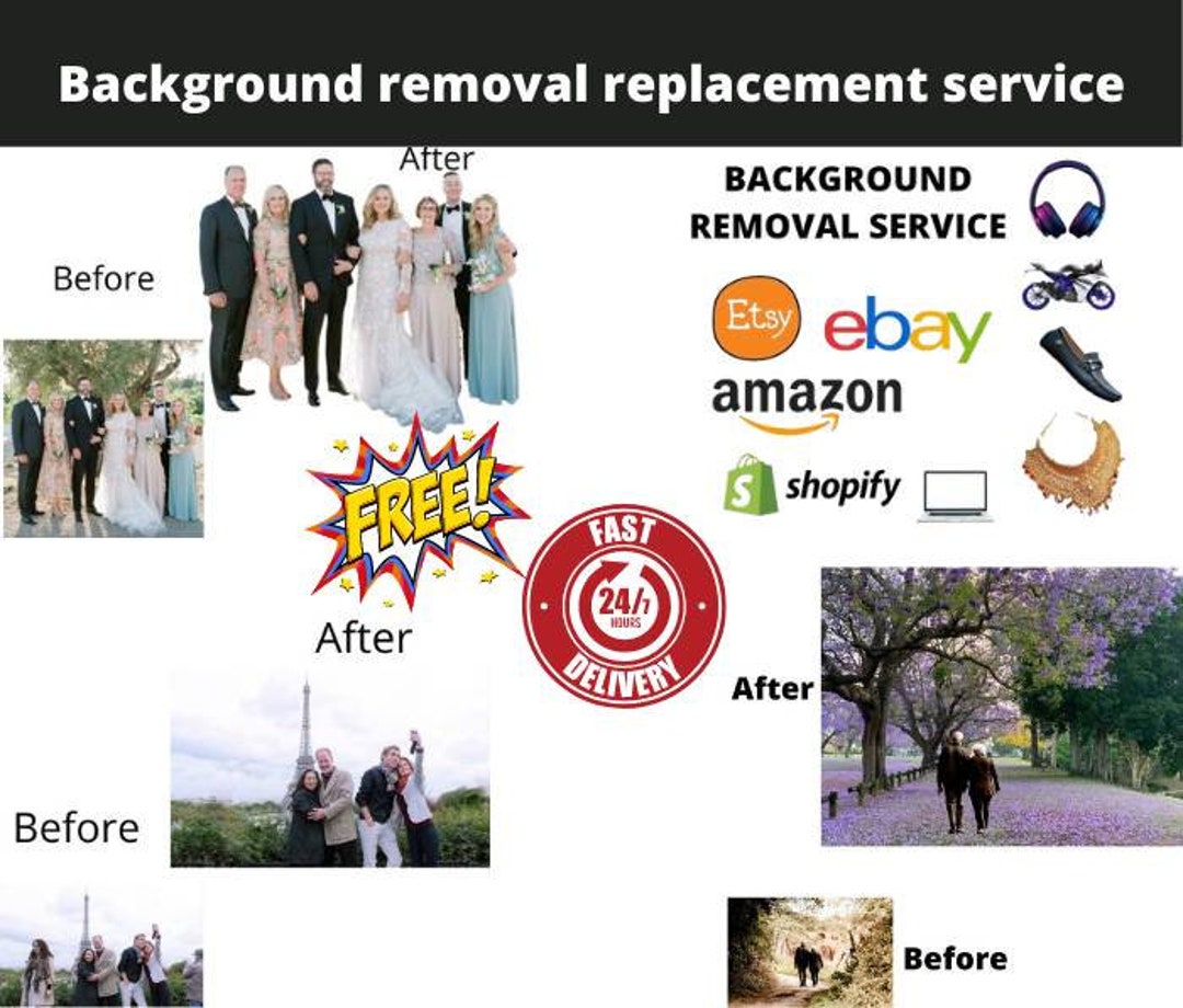Background Remover Change Background Replacement of Image - Etsy