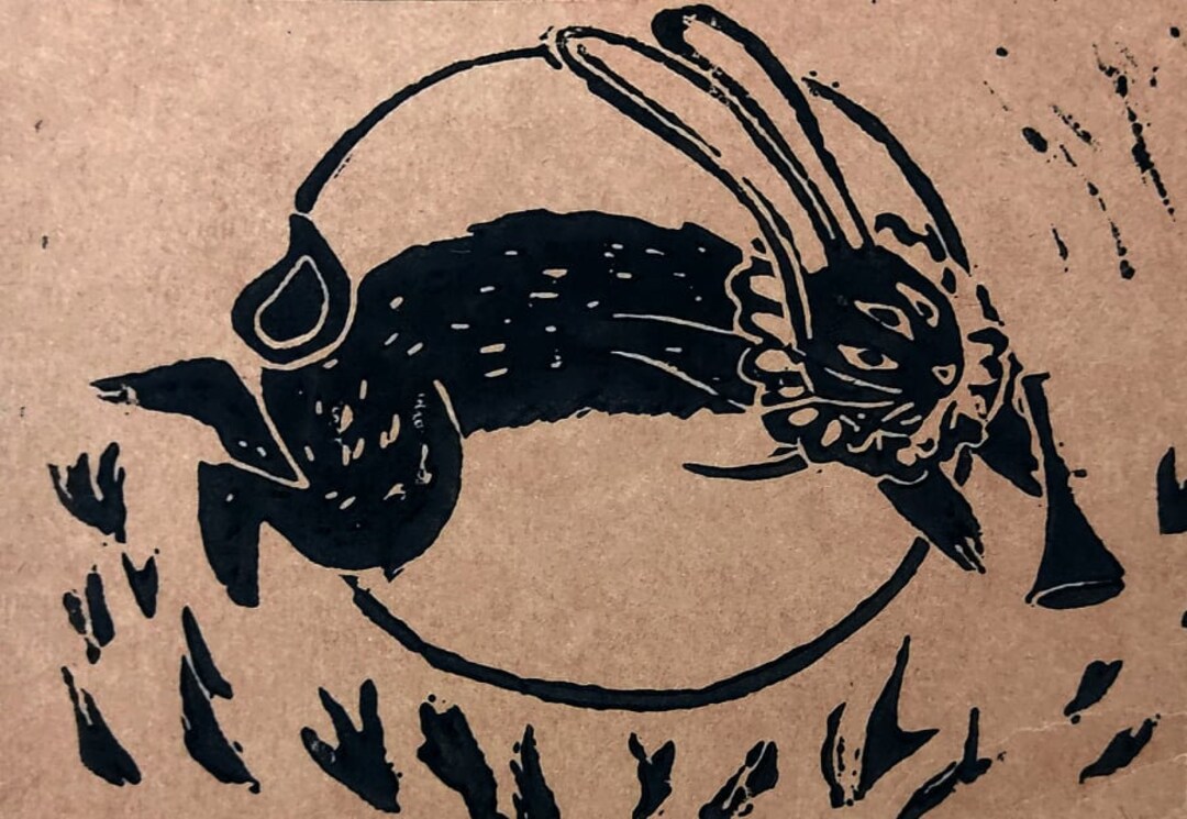 Midnight Rabbit - Etsy