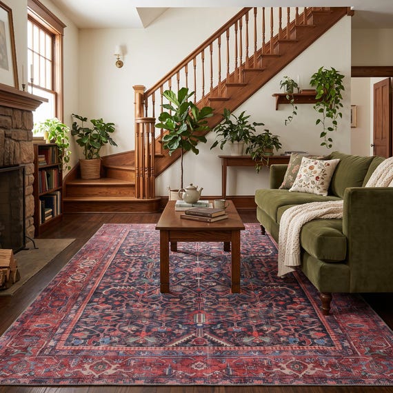 Dining room Rug, Turkish Style, Blue Traditional Carpet, Turkish Kilim, Anatolian rug, Office Rug, For livingroom Rug, Mediterranean Rug