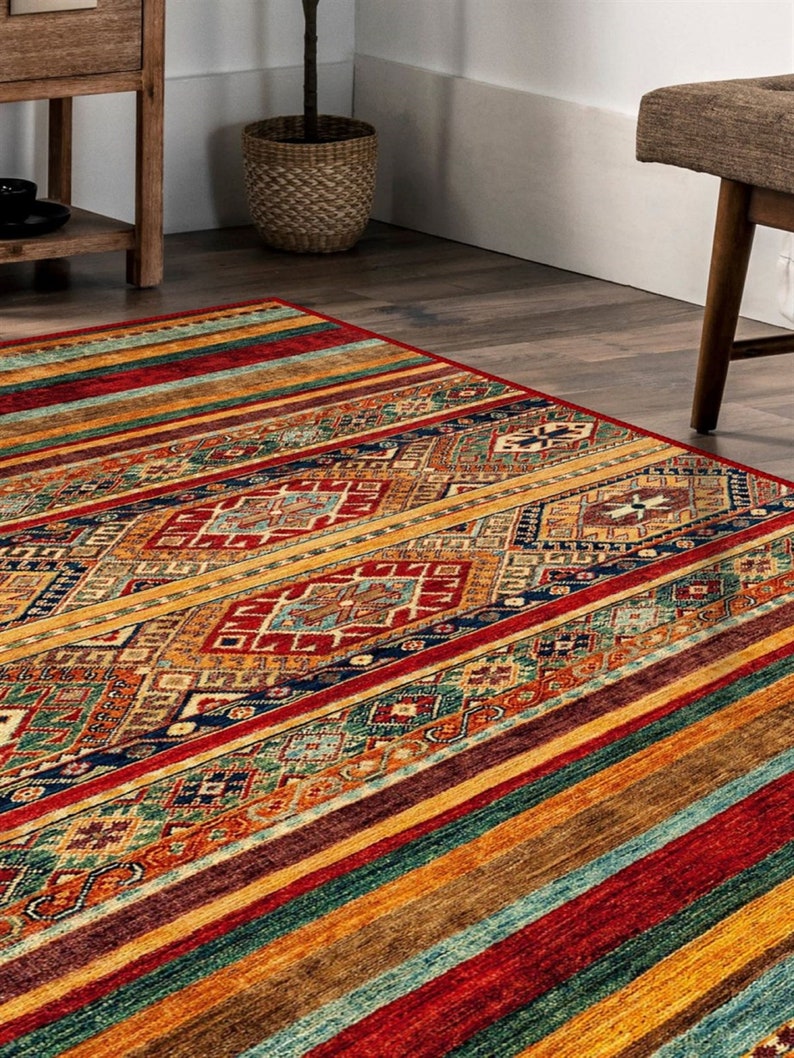 Turkish Area Kilim, Ethnic Rug, Tribal Style Carpet,rug for Corridor ...