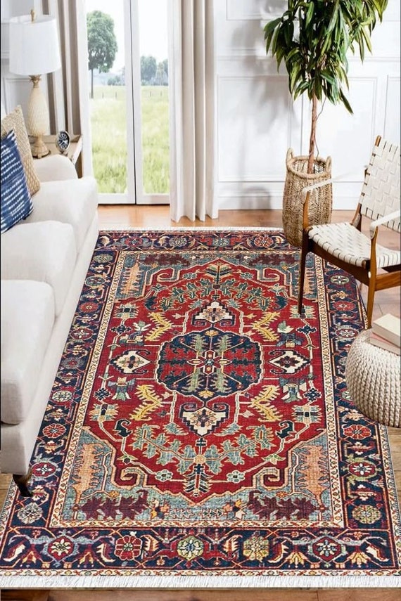 Turkish Kilim Rug Vintage Style