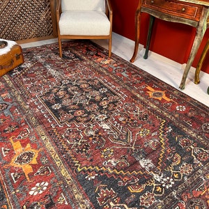 Ethnic Brown Rug, Turkish Rug, Oriental Rug, For Living Room, Boho Carpet, Rustic Brown, Traditional Turkish Rug, Farmhouse Carpet