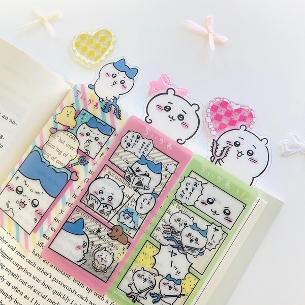 Cute Chiikawa Bookmark-Water Proof Bookmark-Gift for Book Lovers