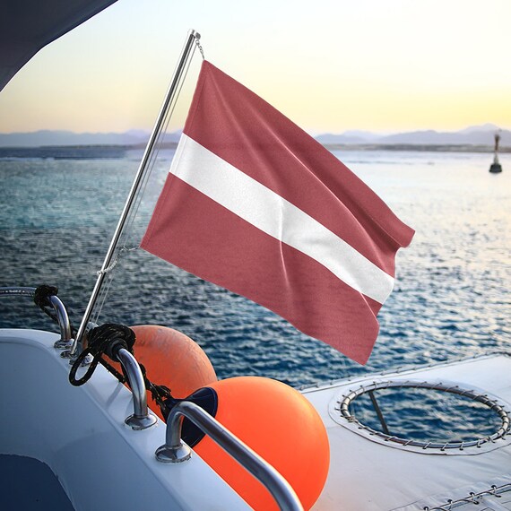 Marineo Drapeau Du Pays Invité Suisse - Drapeau Bateau Ou Moto 20x30 Cm, Résistant Aux Intempéries