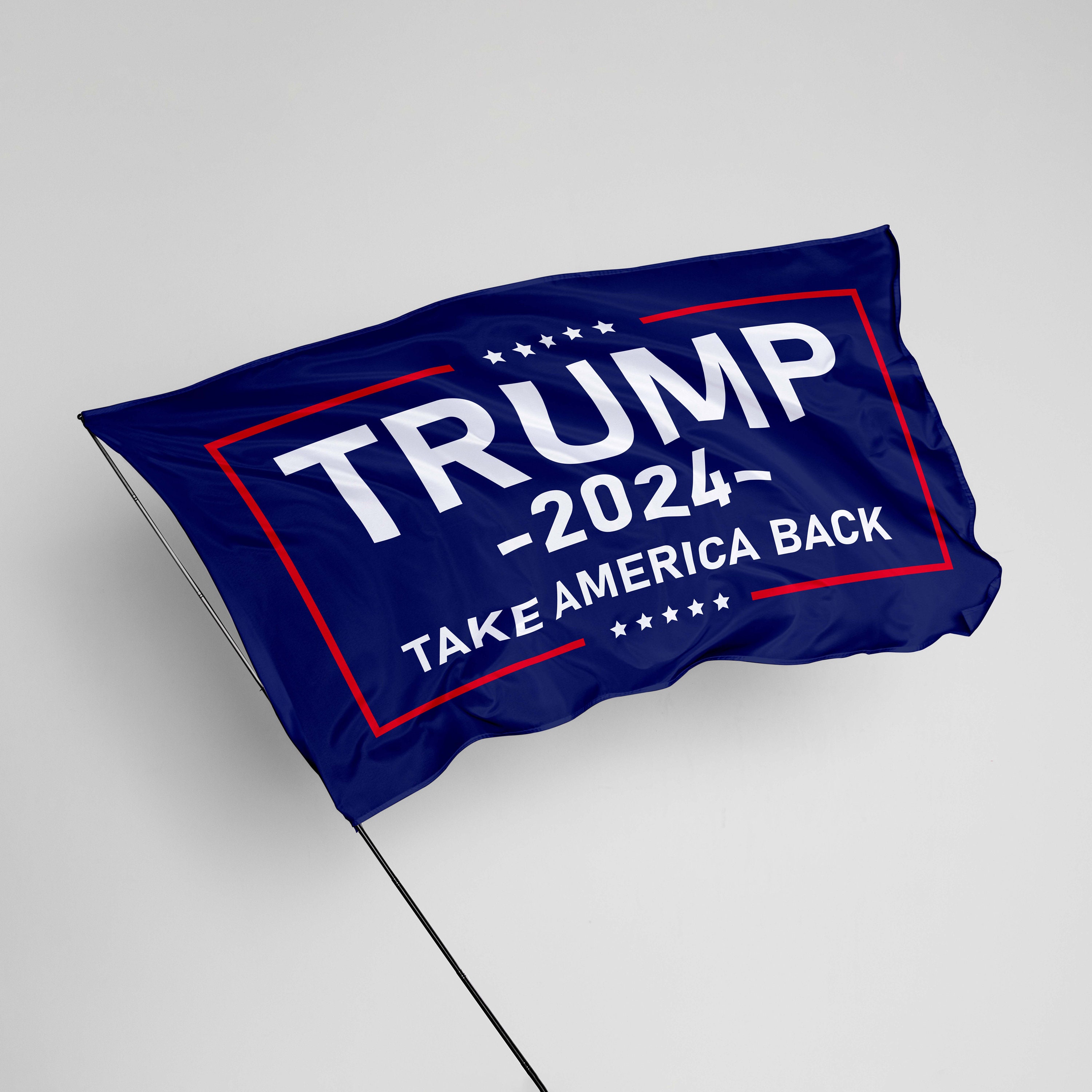 Insegna Donald Trump 2024 bandiera spedizione gratuita riprendi l