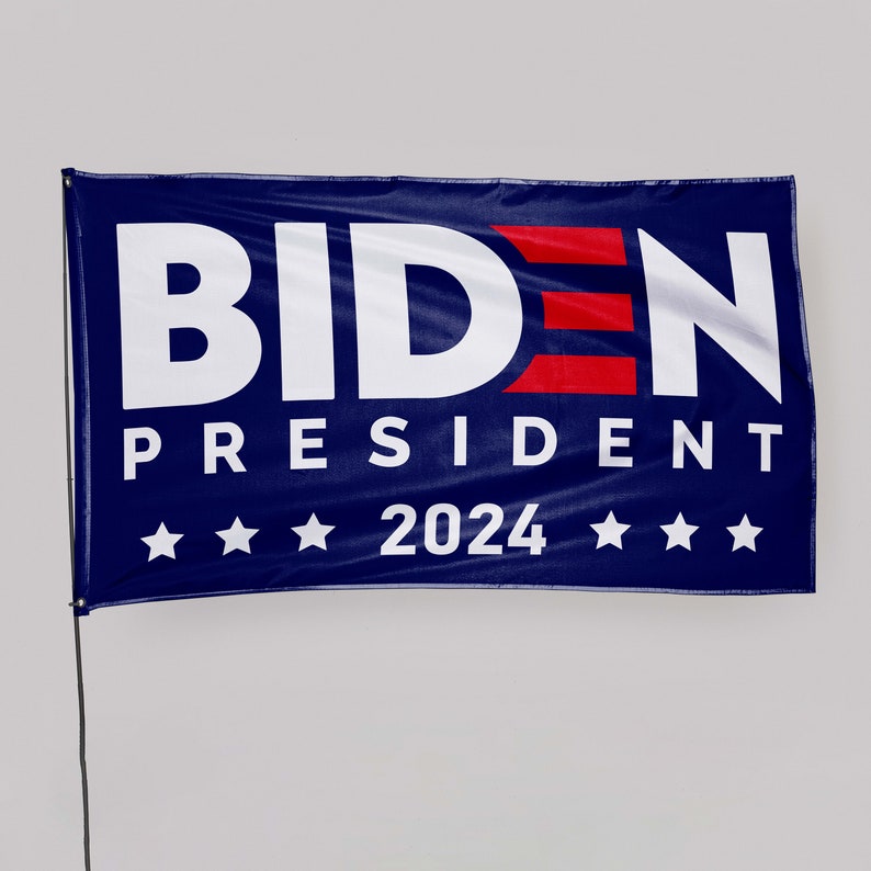 Joe BIDEN 2024 Garden Flag Biden Flag Biden & Harris Democratic Party