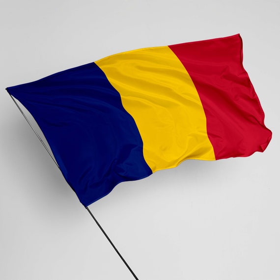 Bandiera della Romania / Bandiera nazionale della Romania / Bandiera da  tavolo / Maschera protettiva / Tricolore / Stendardo della Romania /  Stendardo rumeno / Romania -  Italia