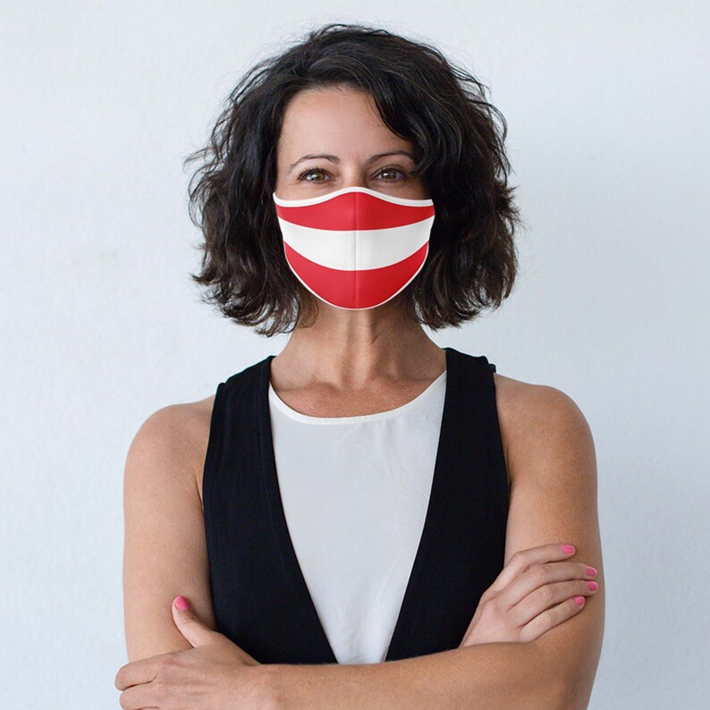 Flag of Austria National Austiran Flag Table Flag Protective Face Mask