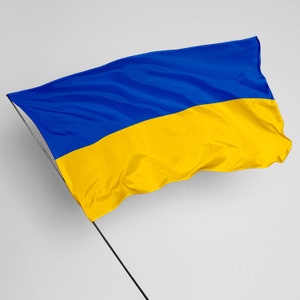 Flag of Ukraine | Ukrainian National Flag | Table Flag | Protective Face Mask | Banner of Ukraine | Ukrainian Banner | Blue and Yellow Flag